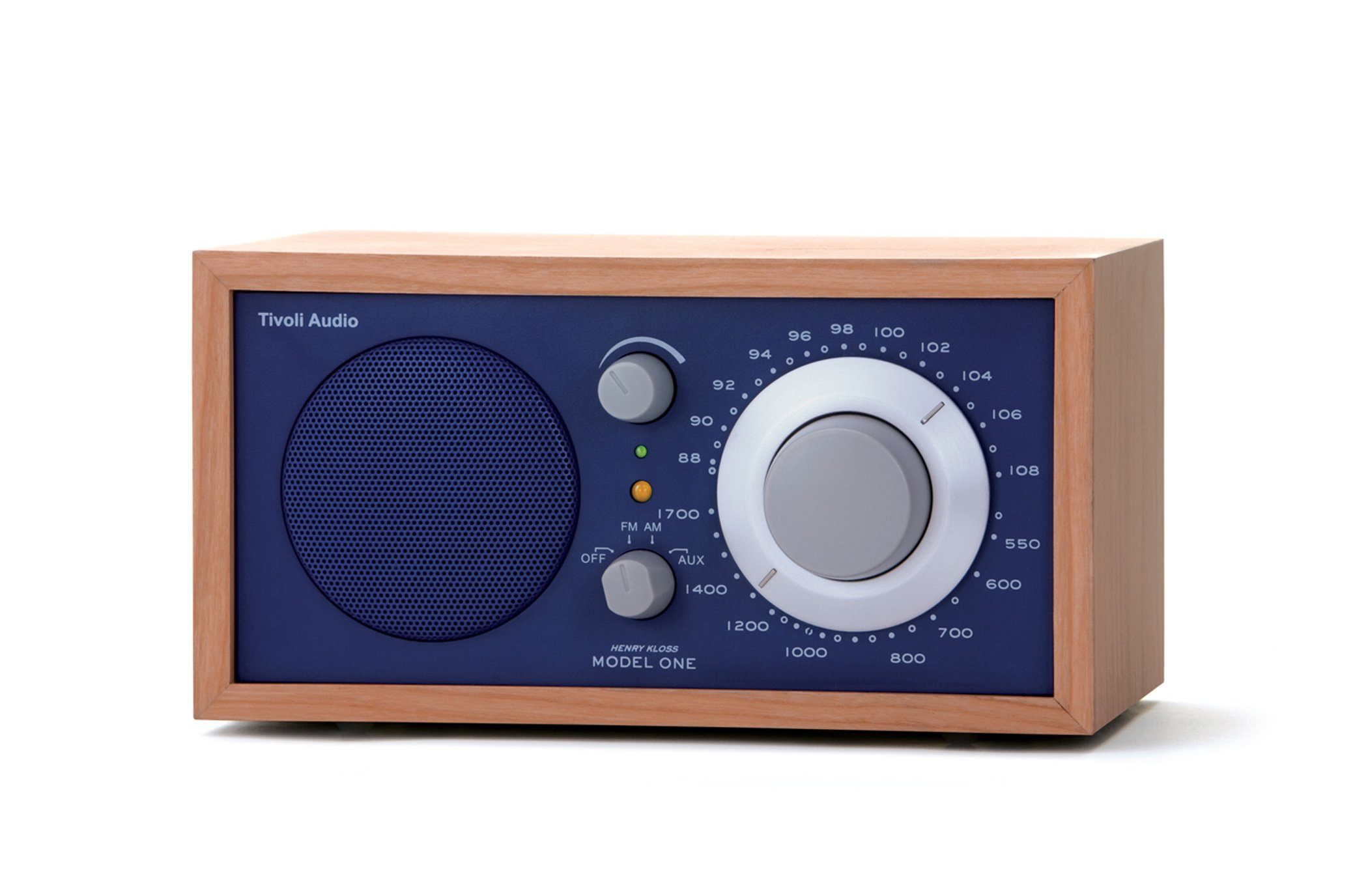 Tivoli Audio Model One AM/FM Table Radio, Cherry/Cobalt Blue