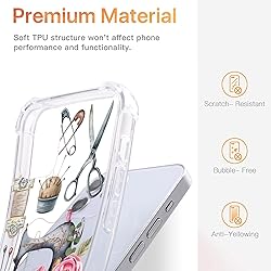 LuGeKe Mom Sewing Machine Print Case for iPhone 11