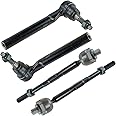 TRQ Front Tie Rod Set Compatible with 2006-2010 Hummer H3 2009-2010 H3T