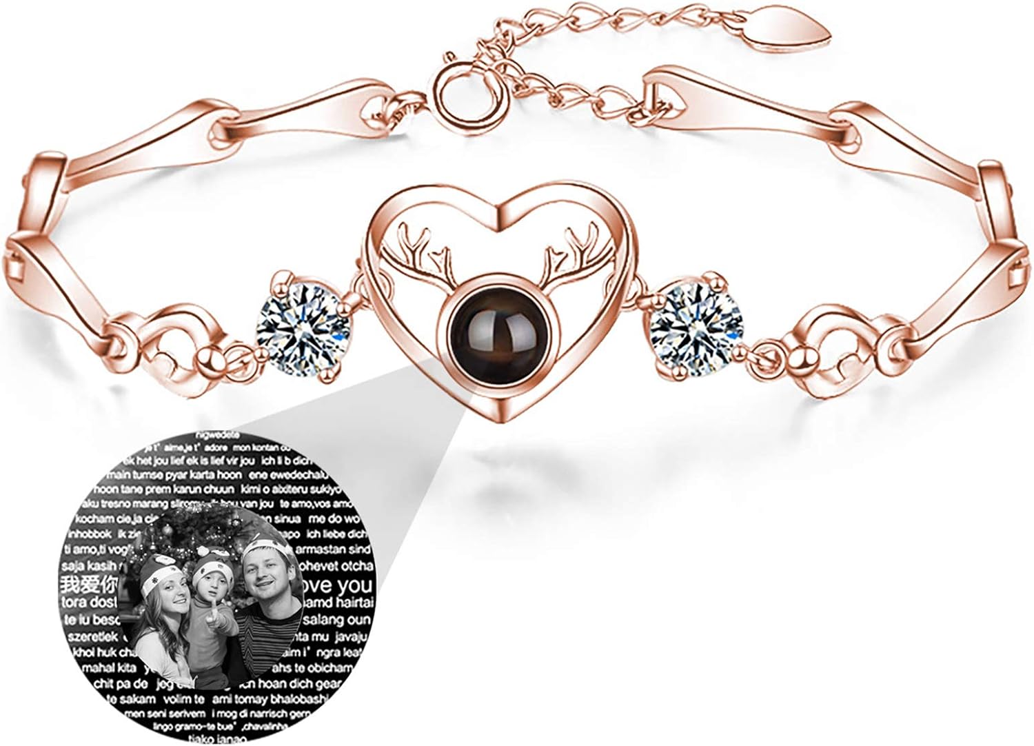 Yanday Customized Photo Projection Bracelet Personalized Bracelet 100