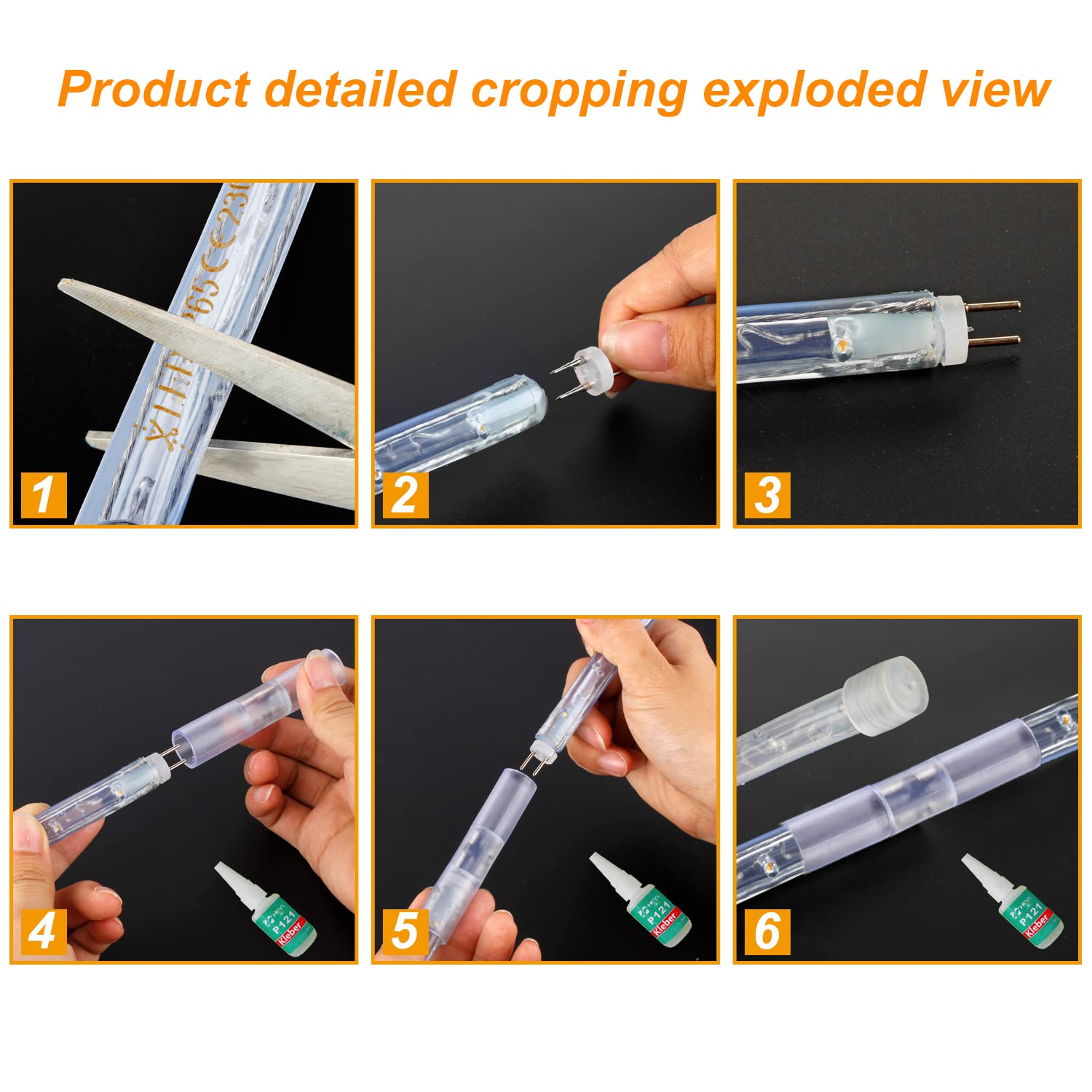 Forever Speed 30M LED Lichterschlauch Außen,1080LEDs Wasserfest LED Lichtschlauc Schlauch Außen und Innen für Weihnachten, Hochzeit, Dach, Zaun Dekoration Beleuchtung WarmWeiß IP65 9