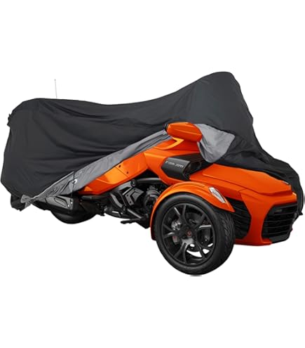 Housse Complète De Protection Pour Can-Am Spyder F3T Tour & Limited - Tissu Oxford 300D - Imperméable Et Anti-UV - 6