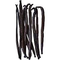Native Vanilla Grade B Tahitian Vanilla Beans – 10 Premium Extract Whole Pods – For Chefs and Home Baking, Cooking…
