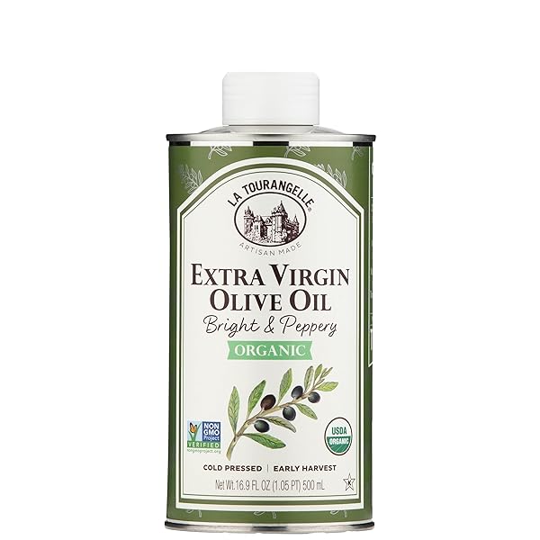 LA TOURANGELLE, ORGANIC EXTRA VIRGIN OLIVE OIL, COLD-PRESSED...