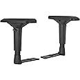 Replacement Adjustable Arms Armrest Pair Upright Bracket with Pads Fits Most Gaming Chairs (4D)