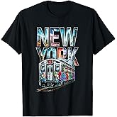 New York Train Graffiti Style NYC Subway Car Street Hip Hop T-Shirt
