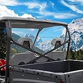 StarknightMT Ranger 800 Rear Windshield-Compatible with Polaris Ranger 800 2010 2011 2012 2013 2014，Full Size Clear Back Window Accessories
