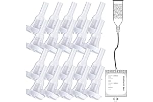 YOOGUSTO 20 Pack Silicone External Urinary Catheter for Male, Self Adhering Comfortable Leak Proof Disposable Catheter (25 mm)