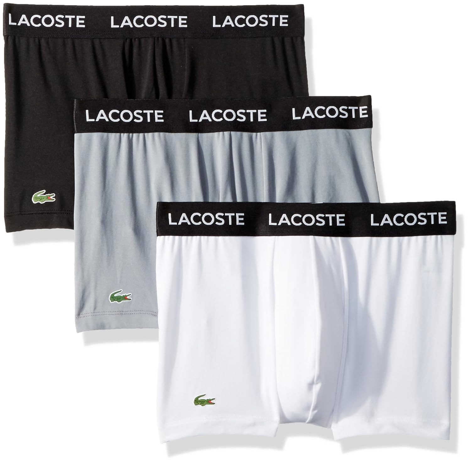 Lacoste Mens Microfiber Trunk Underwear Multipack Underwear Men