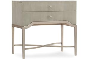 Hooker Furniture Elixir Two-Drawer Nightstand in Natural Wood Finish