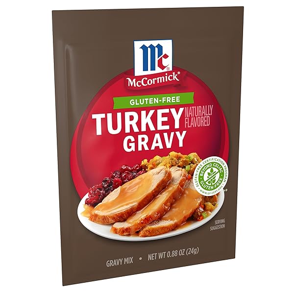 MCCORMICK TURKEY GRAVY MIX (GLUTEN FREE), 0.88 OZ