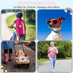 [2 Pack] Kids AirTag Holder with Safety