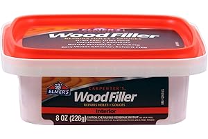 Elmer's Products, 1/2 Pint, E848D12 Carpenter's Wood Filler, 8 Fl Oz, Original Version