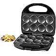 Pancake Maker, Mini Pancake Maker Machine Nonstick with Quick Heat-Up Make 8 pcs Pancakes, Electric Pancake Maker, Great for Breakfast, Snacks and Desserts