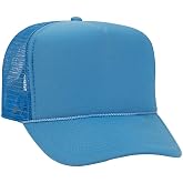 OTTO Polyester Foam Front 5 Panel High Crown Mesh Back Trucker Hat