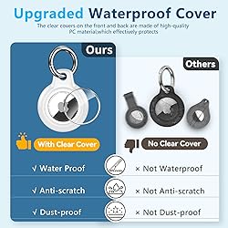 Waterproof Airtag Holder,4 Pack Airtag Case with