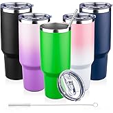 40 oz Tumbler with Lids and Straws Double Wall Vacuum Insulated Tumbler Cup,Stainless Steel Leak-proof Thermal Tumbler Powder Coated Travel Coffee Mug for Cold and Hot Drinks,Avocado Green