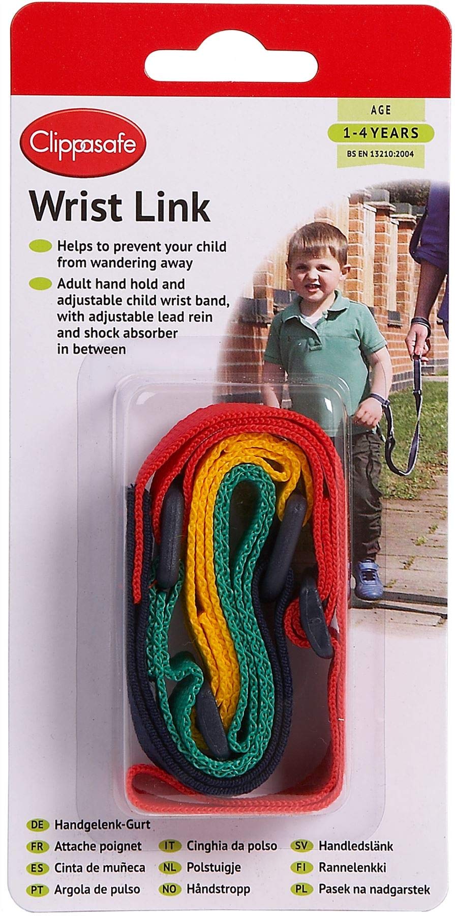 CLIPPASAFE Wrist Link - Multi-Coloured