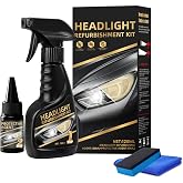 Carrie Rowe Headlight Restoration Kit,Headlight Restoration,Headlight Cleaner Oxidized &amp; Yellowed Lens Repair with Protective Coating,Head Light Restoring Kit,Headlight Cleaner and Restorer Kit(1Set)