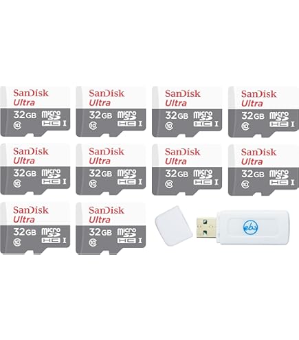 Amazon.com: Sandisk 32GB 32G Micro SDHC Ultra (10 Pack