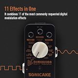 SONICAKE Modulation Guitar Effects Pedal 11 Modes Chorus Flanger Phaser Tremolo view 2