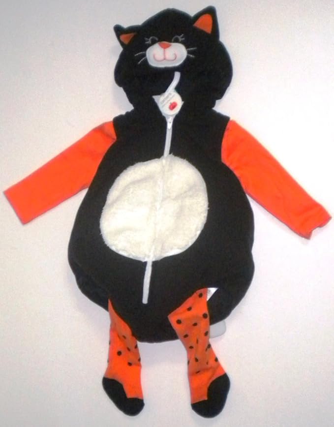 orange cat baby costume