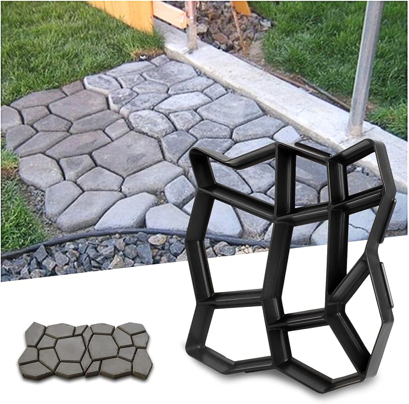 Paving Mould Concrete ABS Garden Path Stone Casting Form 42.5cm
