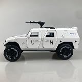 Proswon 1:24 Dong Feng M-Hero Warrior Military Off-Road Diecast Model White view 3