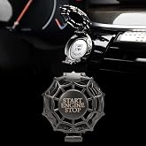 TOMALL Car Push Start Button Cover Universal for Car Motorcycle Press Engine Start Stop Button Cap Trim Anti-Scratch Engine Ignition Ring Protective Cover Universal for Car Accessories (Black)