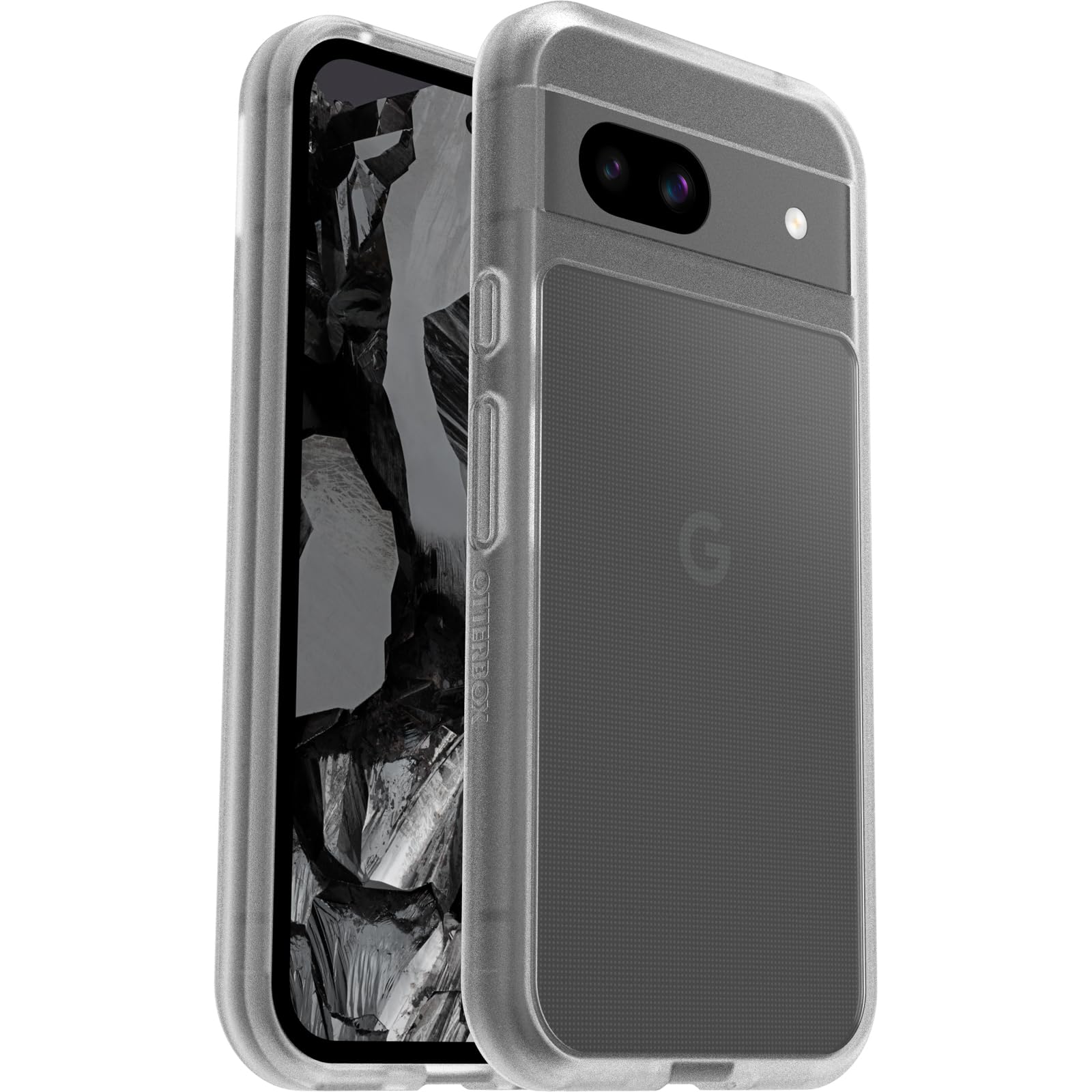 OtterBox Sleek Series Case for Google Pixel 8a, Shockproof, Drop proof, Ultra-Slim, Protective Thin Case, Tested to Military Standard, Clear, Non-Retail Packaging