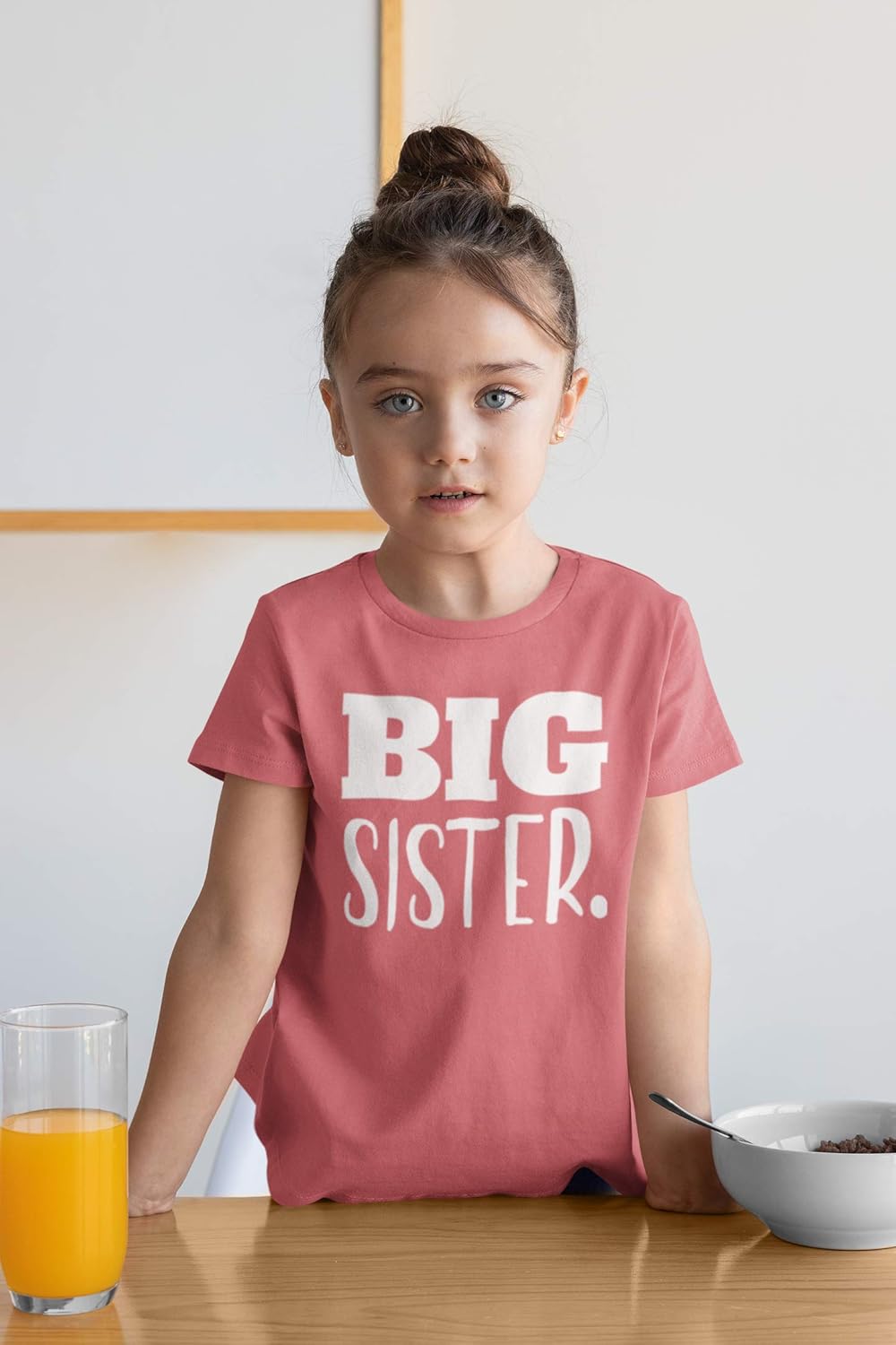 Big Sister Shirt Big Sister Announcement Toddler Shirts Promoted to Girls Outfit: Clothing