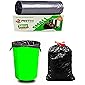 Sjeware Arth Garbage Bags Size Small (17 X19 in) (43 X 50 cm) 30 Bags Packs of 1 Black Biodegradable for Kitchen,Office…