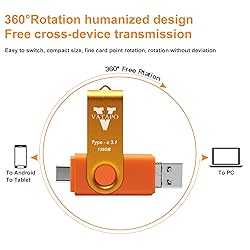VATAPO 3.1 128GB 3 in 1 High Speed Flash Drive for