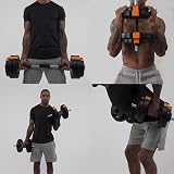 Phoenix Fitness 2-in-1 Adjustable Dumbbell Barbell Set 15kg view 6