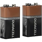 Duracell Alkaline 9V Battery Mn1604 (Pack Of 2)