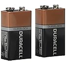 Duracell Alkaline 9V Battery Mn1604 (Pack Of 2)