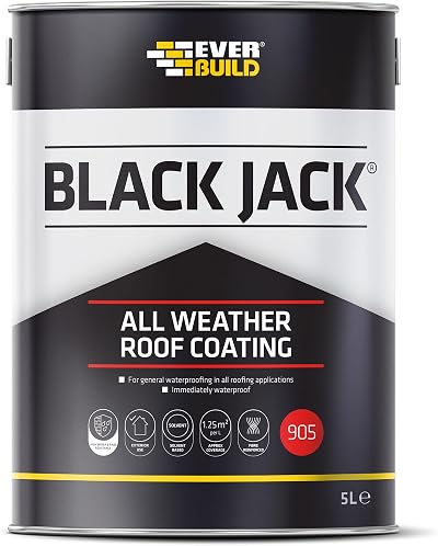 Everbuild Black Jack 905 All Weather Roof Coating 5 Litre
