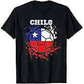 Chile Soccer Chilean Flag Futbol Fan Jersey T-Shirt