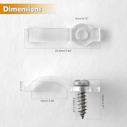 GRIVER 100 Pack Strip Light Mounting