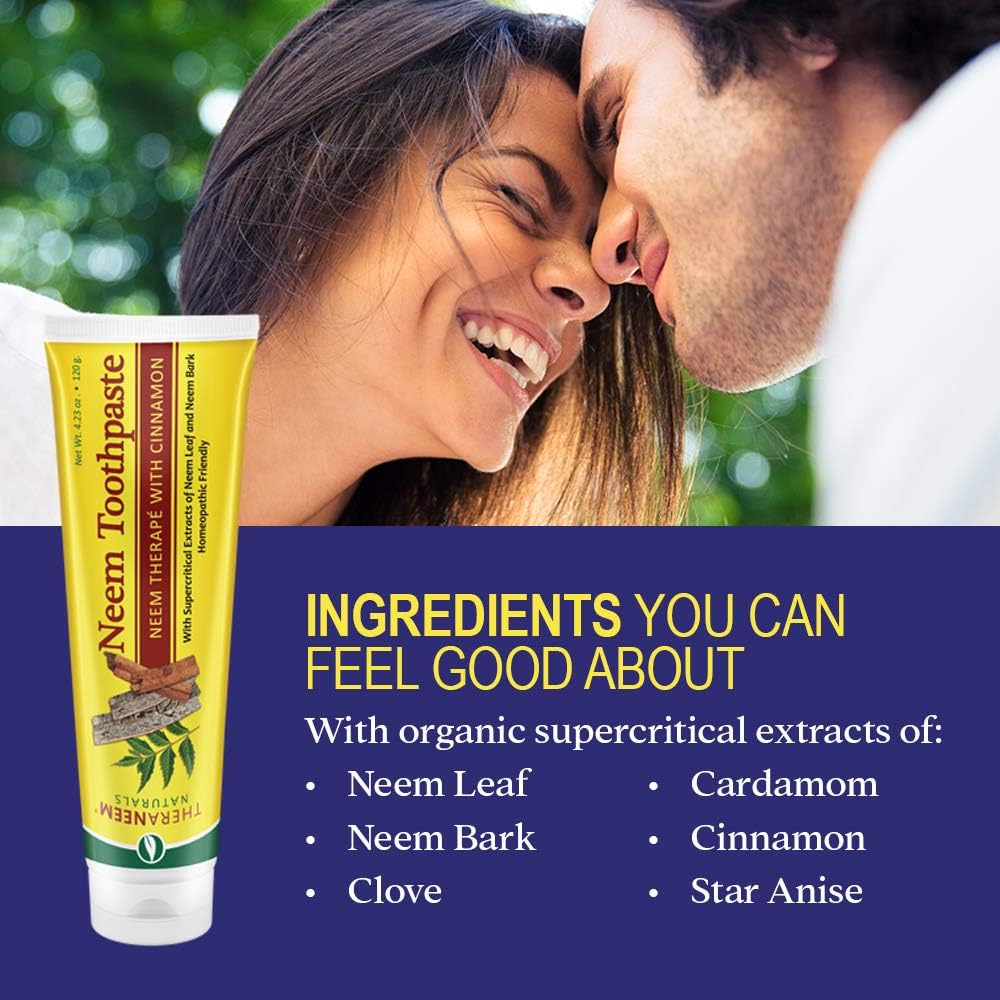 TheraNeem Neem Toothpaste Cinnamon, 0.17 kg BigaMart