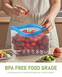 IDEATECH 20Pack Reusable Bags Dishwasher