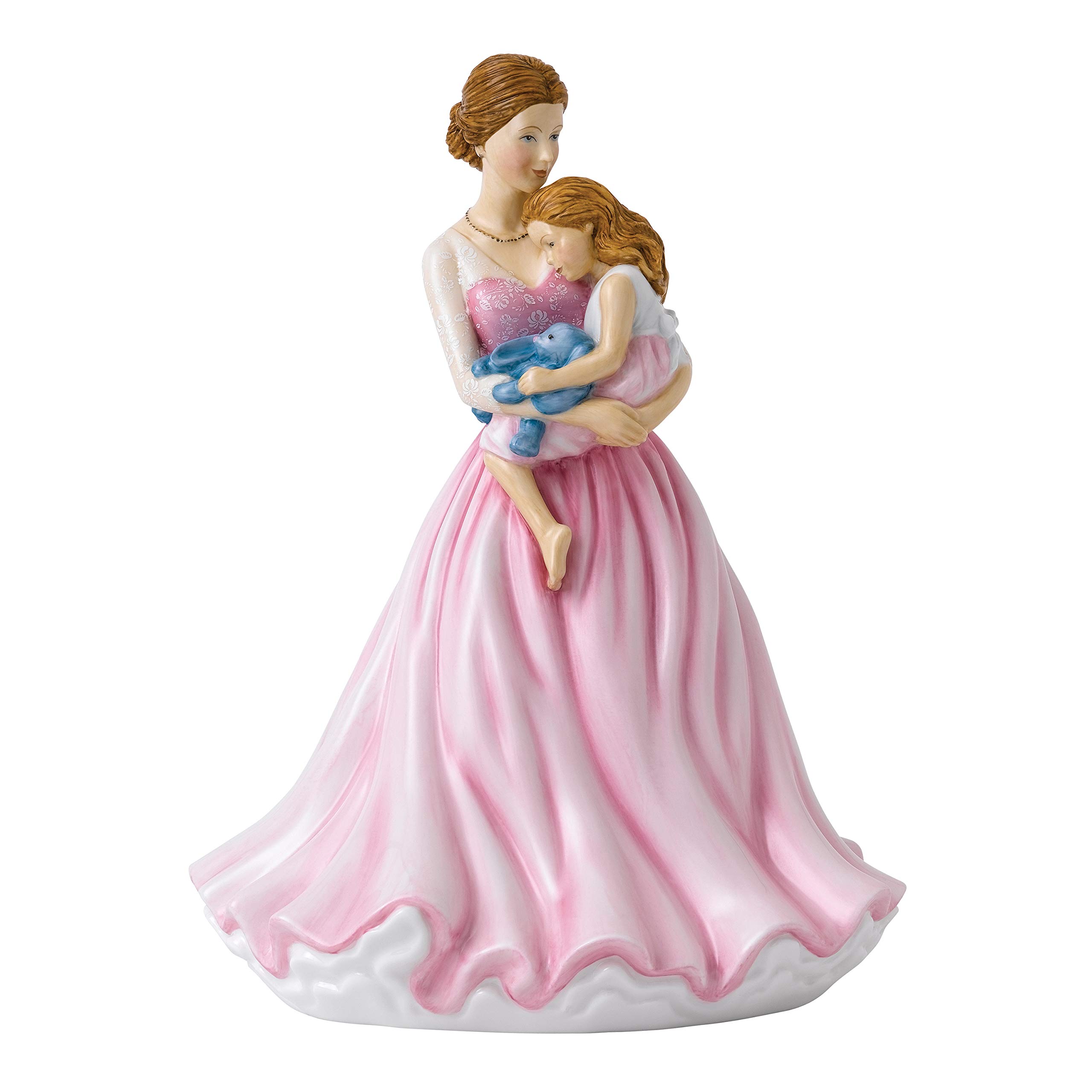 Royal Doulton Mother's Angel 22cm, Pink, Bone China