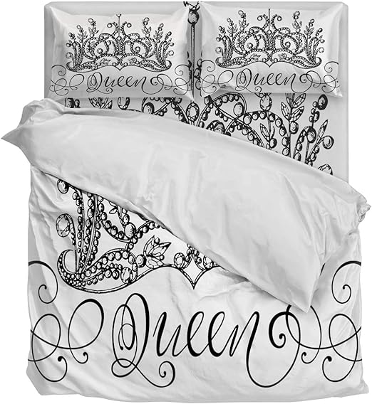 Amazon Com Three Sunflower 4 Piece Duvet Cover Queen Crown