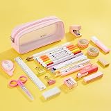 KALIDI Clear Pencil Case Large Pen Bag Pouch 23cm 60g Makeup Bag view 5