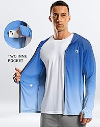 Men's UPF 50+ Sun Protection Hoodie Jacket