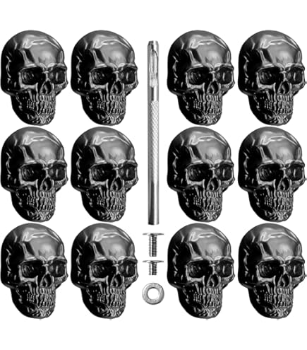 Amazon.com: CRAFTMEMORE 2pcs 1-3/8 Inches Indian Head Skull Concho