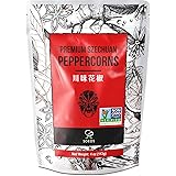 Soeos Sichuan Peppercorns, 4oz(113g), Authentic Szechuan Red Peppercorn, Numbing and Tingle Effect, Less Seeds, Strong Flavor