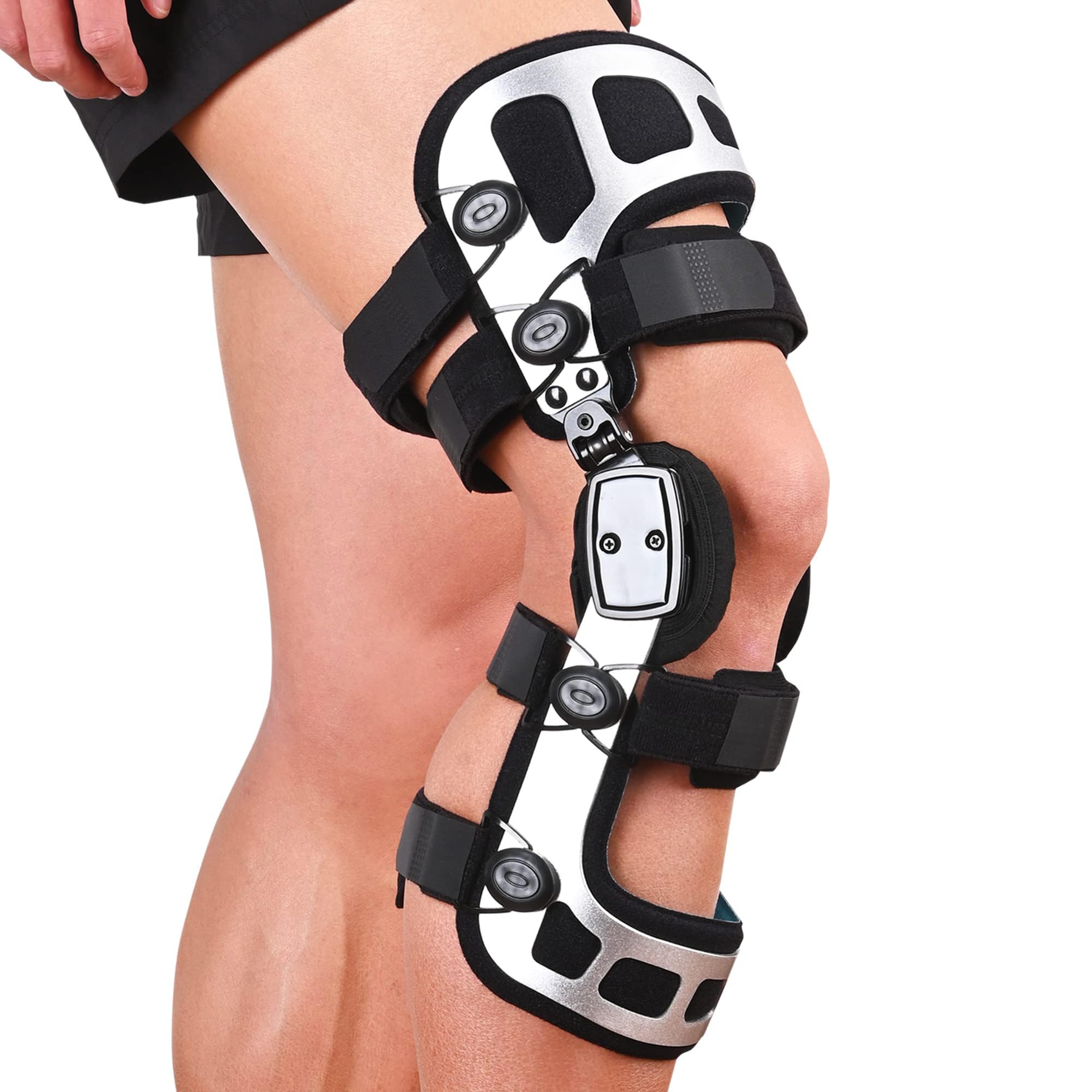 Photo 1 of Orthomen OA Unloader Knee Brace, for Mild to Severe Osteoarthritis, Bone-on-Bone Pain Relief with Dual Unloading, Fit Medial & Lateral Stability Ideal for Men and Women (M-Right)