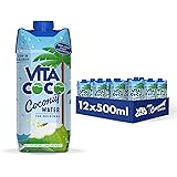 Vita Coco - Pure Coconut Water (500ml x 12) - Naturally Hydrating - Packed With Electrolytes - Gluten Free - Full Of Vitamin 