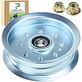 POSEAGLE 756-05034A GY20629 Idler Pulley for John Deere 42" 48" D140 Deck | Replaces AUC17621 GY22082 GY20110 756-05034 for John Deere 42" 48" L130 Z225 LA145 D130 L120 LA115 D170 D110 L110 LA105 E140